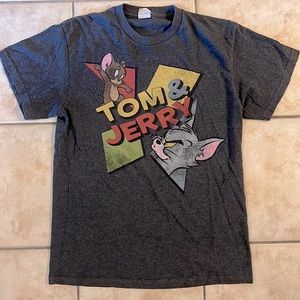 Tom & Jerry Grey cartoon tee shirt size Men’s M